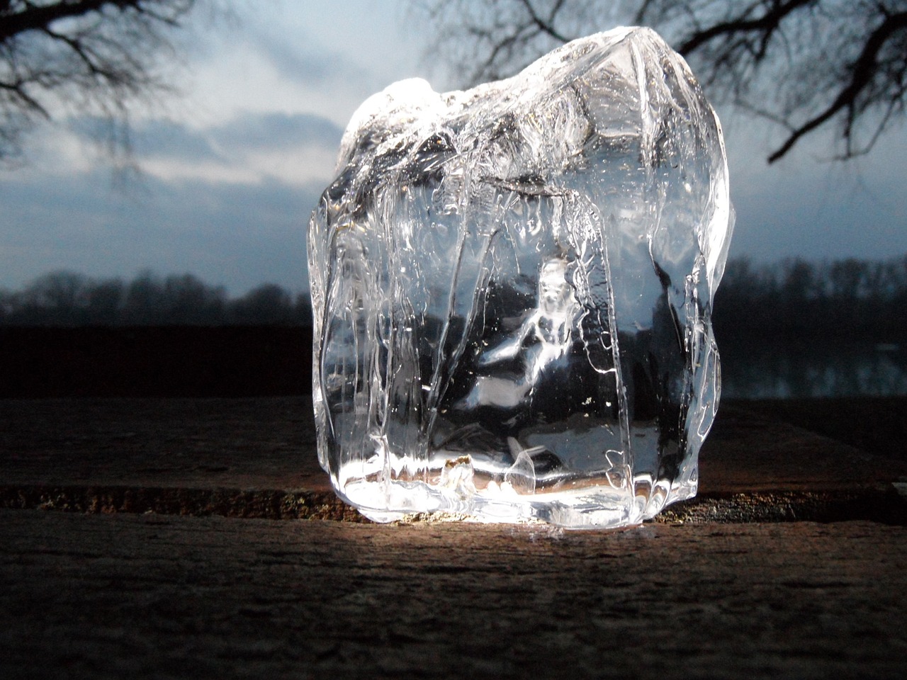 air block, ice, winter